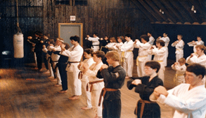 Early Days Photo Karate Class