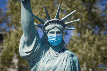 Lady Liberty Face Mask